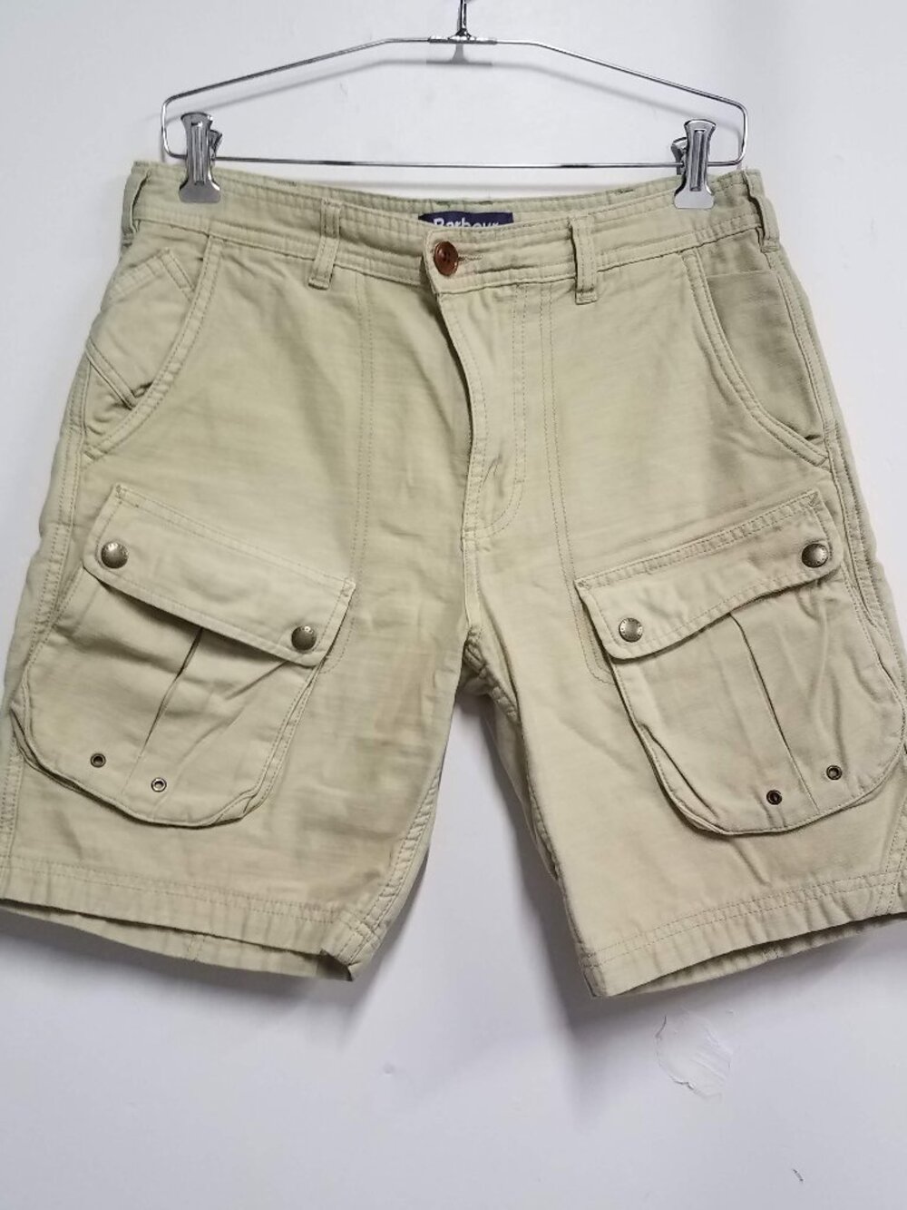 Barbour Shorts Mens 30 Beige Mountaineering Cargo Utility Casual MTR0486ST51